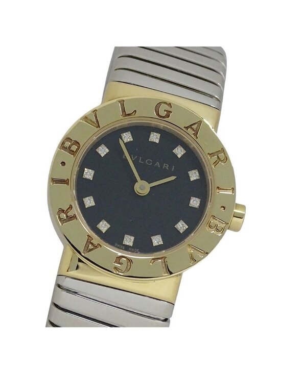 Bvlgari Watch Tobogas Diamond Quartz Stainless SS L Bangle Round Polished main image 10